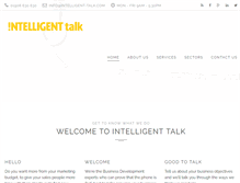 Tablet Screenshot of intelligent-talk.com